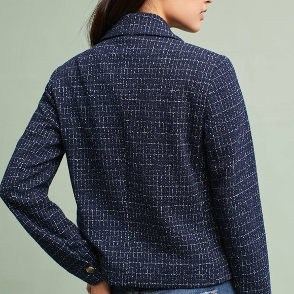 Anthropologie Cartonnier Michel Knit Blazer - Picture 3 of 15